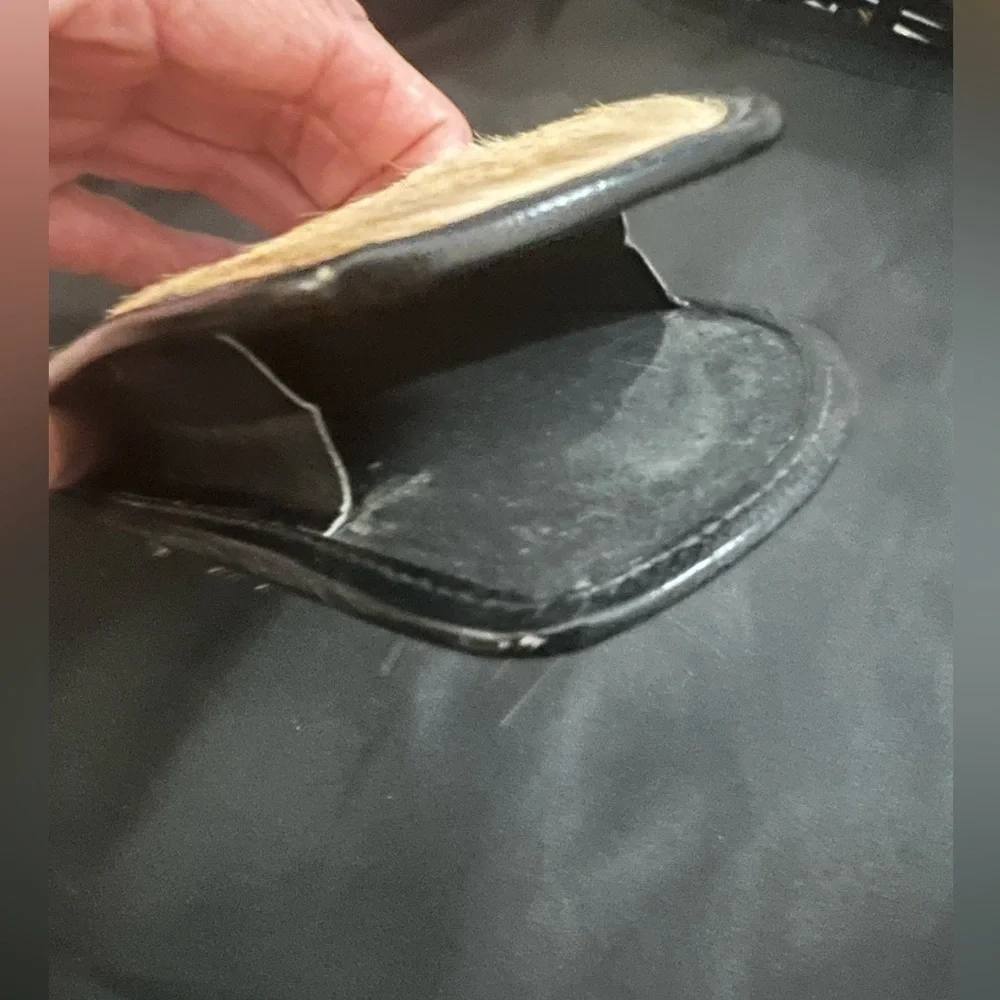 Genuine Leather & Cowhide Sun Glass Holder